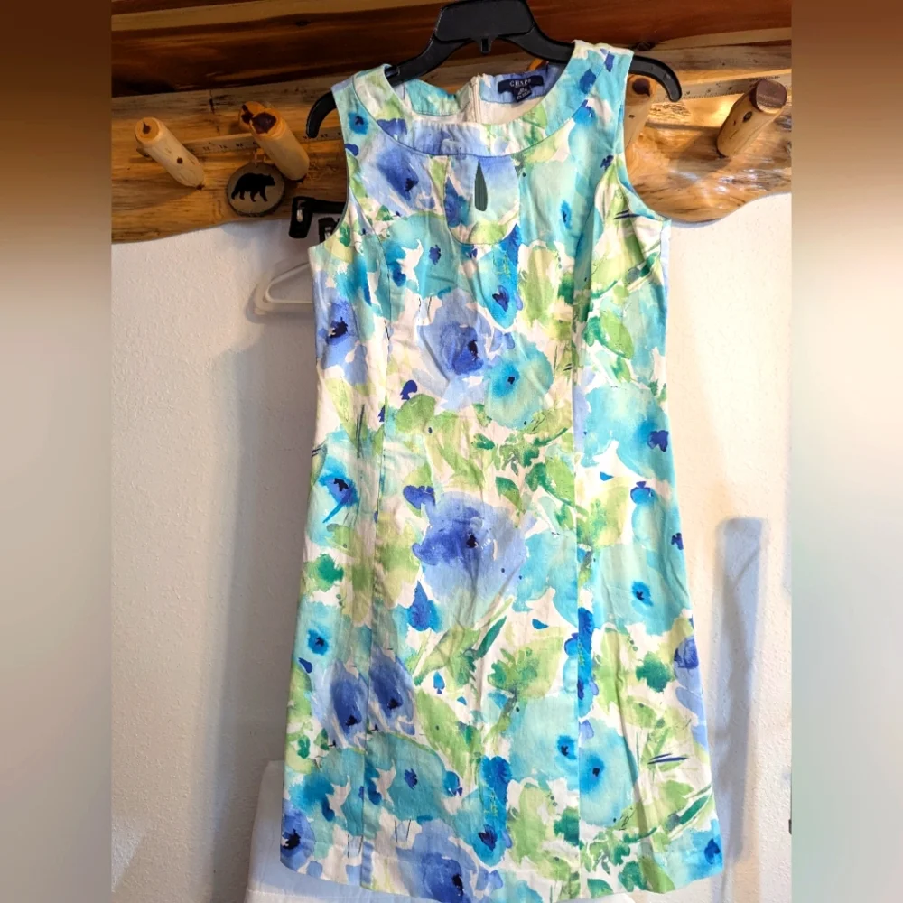 Ladies CHAPS Floral Sun Dress Size 12